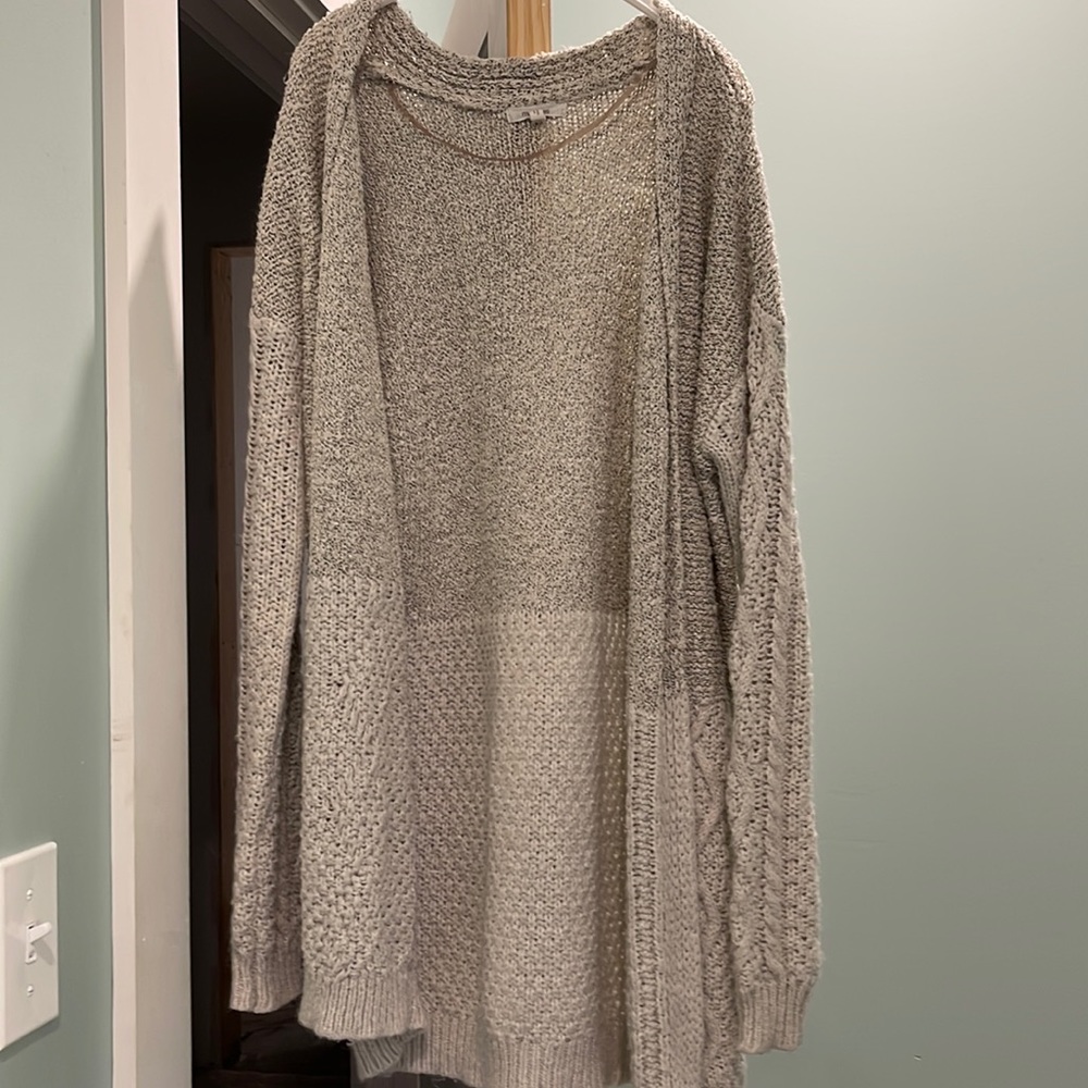Open cardigan!